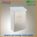 Stainless steel post box